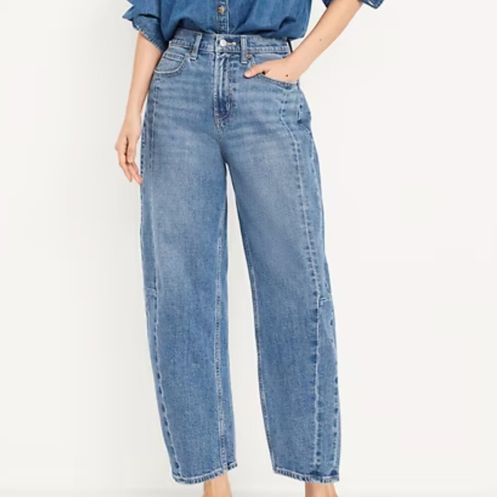 Old Navy Barrel Jeans